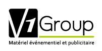 V1 Group Fabricant et distributeur de supports publicitaires extérieurs, gonflables, tentes pliables.